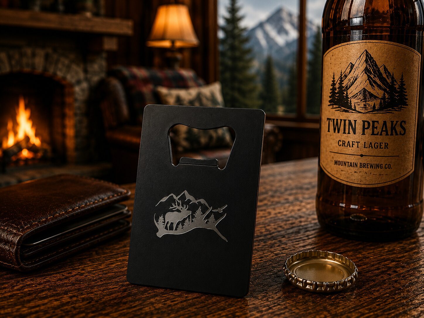 Bottle opener and Twin Peaks craft lager